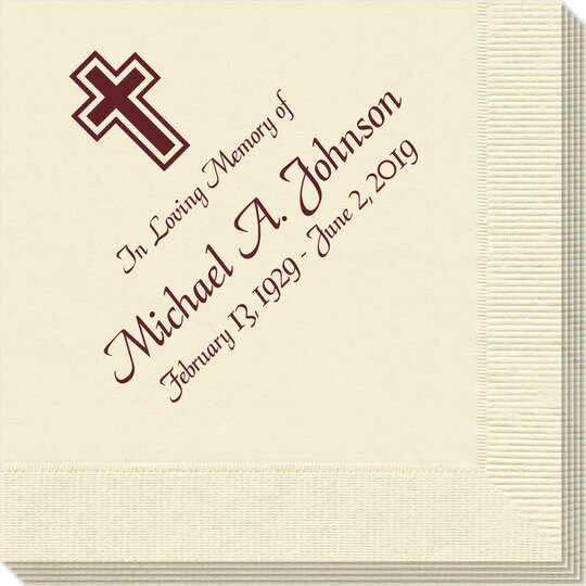 Memorial Cross Napkins